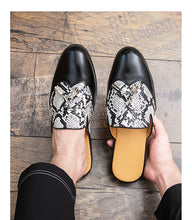 Men's Tassel Snake Pattern Cool Breathable Durable Loafers