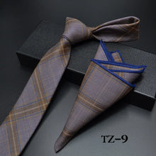 New Floral Paisley Men's Casual Tie Set Navy Red 6cm Skinny Polyester Necktie Pocket Square Suit Business Wedding Party Slim Tie