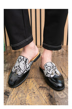 Men's Tassel Snake Pattern Cool Breathable Durable Loafers