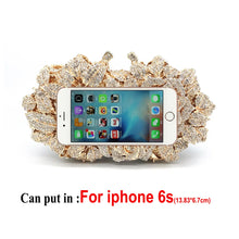 Women's Crystal Clutches Cocktail Purse