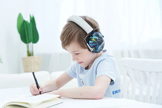 ZOHAN Kid Ear Protection Baby Noise Earmuffs Noise Reduction Ear Defenders earmuff for children Adjustable nrr 25db Safety