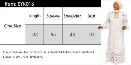 White Lace Dress For African Women Abaya Dubai Moroccan Kaftan Loose Maxi Dresses Eid Ramadan islamic Clothing African Dashiki