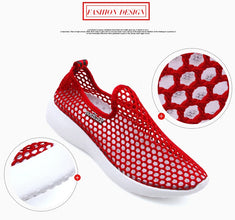 Hot Season Female Sandals 2022 Mesh Breathable Women Shoes Fashion Sports Shoes Soft Comfortable Women Shoes Zapatos De Mujer