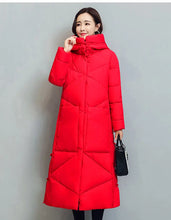 Women's Fashionable Thick Cotton padded Warm Snow Outerwear Windproof Hooded Jacket