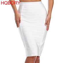 HQBORY Quality Nude Bandage Skirts White Office Lady Sexy 2023 Women High Waist Tight Bodycon Skirt Party Red Pencil Skirt XL