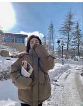 Women's Down Cotton Hooded Winter Comfortable Thick Warm Jacket