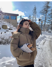 Women's Down Cotton Hooded Winter Comfortable Thick Warm Jacket