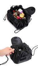 Drawstring Cosmetic Bag Travel Storage Pearl Makeup Bag Organizer Female Make Up Pouch Portable Waterproof Toiletry Beauty Case