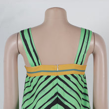 CM.YAYA Women Striped Wide Leg Straight Strap Tank Wide Leg Haren Sleeveless Jumpsuit 2024 Street Playsuit One Piece Suit Romper