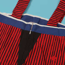 CM.YAYA Women Striped Wide Leg Straight Strap Tank Wide Leg Haren Sleeveless Jumpsuit 2024 Street Playsuit One Piece Suit Romper