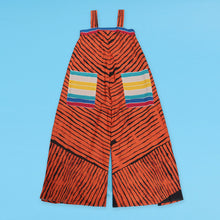 CM.YAYA Women Striped Wide Leg Straight Strap Tank Wide Leg Haren Sleeveless Jumpsuit 2024 Street Playsuit One Piece Suit Romper