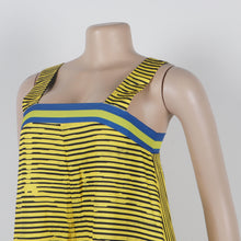 CM.YAYA Women Striped Wide Leg Straight Strap Tank Wide Leg Haren Sleeveless Jumpsuit 2024 Street Playsuit One Piece Suit Romper