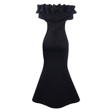 Elegant Women Long Evening Dresses Ruched Off Shoulder Slim Bodycon Mermiad White Dress Formal Party Wedding Guest Gown