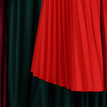 CM.YAYA Women One Shoulder Sleeveless Big Swing Pleated Knee Length Dress 2023 Fashion Street Vestidos Sexy Chic Dresses