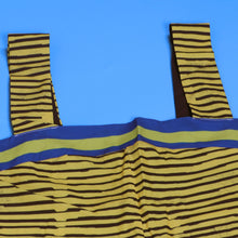 CM.YAYA Women Striped Wide Leg Straight Strap Tank Wide Leg Haren Sleeveless Jumpsuit 2024 Street Playsuit One Piece Suit Romper