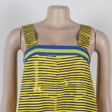 CM.YAYA Women Striped Wide Leg Straight Strap Tank Wide Leg Haren Sleeveless Jumpsuit 2024 Street Playsuit One Piece Suit Romper