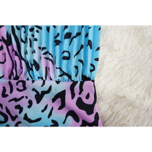 CM.YAYA Women Leopard Spaghetti Strap Loose Wide Leg Sleeveless Jumpsuit 2023 Summer Street Playsuit One Piece Suit Romper