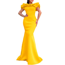 Elegant Women Long Evening Dresses Ruched Off Shoulder Slim Bodycon Mermiad White Dress Formal Party Wedding Guest Gown