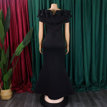 Elegant Women Long Evening Dresses Ruched Off Shoulder Slim Bodycon Mermiad White Dress Formal Party Wedding Guest Gown
