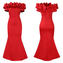 Elegant Women Long Evening Dresses Ruched Off Shoulder Slim Bodycon Mermiad White Dress Formal Party Wedding Guest Gown