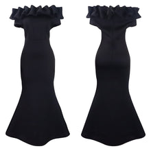 Elegant Women Long Evening Dresses Ruched Off Shoulder Slim Bodycon Mermiad White Dress Formal Party Wedding Guest Gown