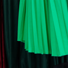 CM.YAYA Women One Shoulder Sleeveless Big Swing Pleated Knee Length Dress 2023 Fashion Street Vestidos Sexy Chic Dresses
