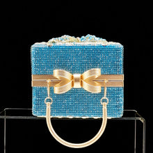 QSGFC Italian Design Clutch Dual Use Full Diamond High Heels Exquisite Gift-Box  And High Heels For Party Women Shoes