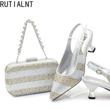 Designer Shoe and Bag Sets From Italy Original Italian Shoes and Bag Set for Women Wedding Shoes for Women Bride Party Pumps