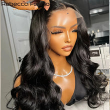 Body Wave Lace Front Wigs 180D Transparent Lace Frontal Wig Human Hair Wigs T Part Lace Wig Brazilian Body Wave Lace Wig
