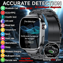 Men's acid Blood lipids Smart Watch With ECG+PPG