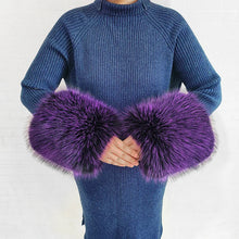 Women's Warm Fluffy Shawl Fashionable Artificial Fluffy Collar Scarve