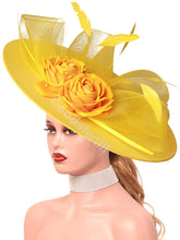 Elegant Big Flower Women's Fascinators For Party, Dinner And Outdoors Events