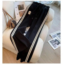 Spring and Autumn Leisure Fashion Sports Set New High end Western Style Coat Wide Leg Pants Two piece Set pant sets women pants