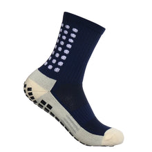 MagiMobo Grip Football Socks Glue Dispenser Men Mid Calf Socks Non Slip Running Sports Socks