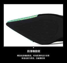 Sexy Fashion Style Women's Heeled Shoes Pointed Tip High Heels One Kick Retro Women Shoes Suede 2025 New Spring Zapatos De Mujer