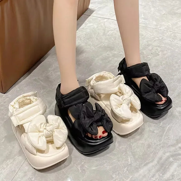 2024 New Genuine Leather Summer Luxury Sandals Casual Work Checkered Beach Shoes Vacation Fashion Women's Shoes zapatos de mujer