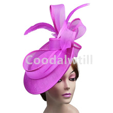 Grey Hair Fascinator Pillbox Cap Formal Church Women Headpiece Royal Ascot Chapeau Cap Femme Mariage Hair Accessories Ladies