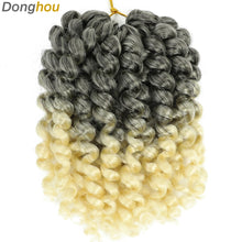 Ombre Jumpy Red Ginger Wand Curls Crochet Hair 1B 27 30 350 613 Purple Grey Colors jamaican twist braiding Hair 20 Strands/Pack