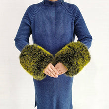 Women's Warm Fluffy Shawl Fashionable Artificial Fluffy Collar Scarve