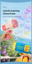 Space Bubble Gun Electric Bubbles Machine Guns Fully Automatic 40 Holes Space Soap Bubble Summer Outdoor For Boys and Girls Toys
