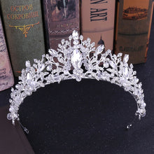 Bridal Jewelry Set Wedding Crowns for Brides Tiaras and Crowns Bride Crystal Rhinestone Necklace Tiara Wedding Hair Accessories