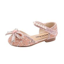 AINYFU New Girls Sequins Party Sandals Summer Fashion Kids Rhinestone Bow Princess Sandals Children's Performance Shoes H950