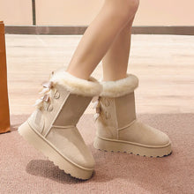 Women's Snow And Winter Plush Platform Outdoor Warm Boots