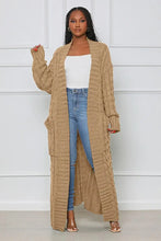 Women's Winter Loose Knitted Open Cardigan