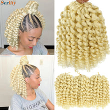 3 Packs Wand Curl Jamaican Bounce Crochet Hair 8inch T Purple 27 30 350 Bug Ombre Blonde Synthetic Jumpy Wand Curly Hair 60Roots