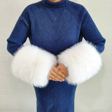 Women's Warm Fluffy Shawl Fashionable Artificial Fluffy Collar Scarve