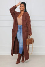 Women's Winter Loose Knitted Open Cardigan