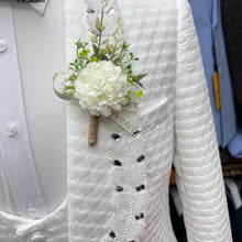 2025 Wedding Men Suits Tuxedos New Modern Crystal Suit Peaked Lapel Single Breasted Sparkly Diamond Men's Blazers Men Suits