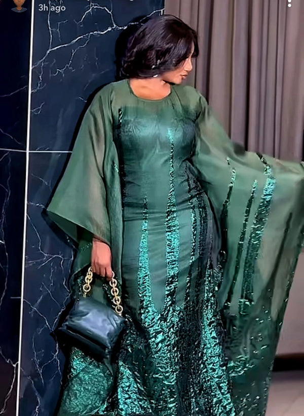 African Nigerian Tulle Lace Fabric, Organza Embroidery, Party Gown, Brocade Jacquard Wedding Dress, High Quality, 5Yard, YXZ157