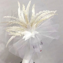 Kentucky Derby Big Fascinator Hat Women Wedding Elegant Feather Pillbox Cap Royal Party Headpiece Ladies Evening Church Chapeau
